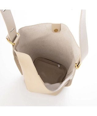 UNBILLION カシュカシュ cachecache / シボフェイクレザーソフトホーボーバッグ オーク