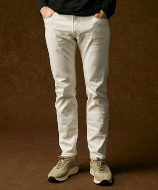 JOSEPH ABBOUD 【キングサイズ・サスティナブル/JAPANファブリック/ストレッチ】オゾンハイパワー デニム ホワイト系