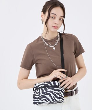 LeSportsac DANIELLA CROSSBODY/クリームブラックゼブラ