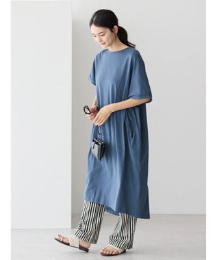 AMERICAN HOLIC バックタックカットチュニック Blue