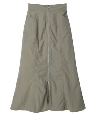 Green Parks ・ＥＬＥＮＣＡＲＥ　ＤＵＥ　Ｗ－ＺＩＰ　マーメイドスカート Light Khaki