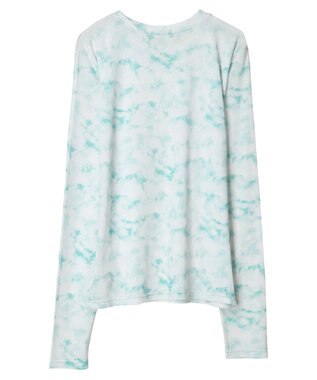 Green Parks クルーネックアソート柄シアープルオーバー Green