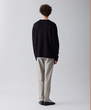 UNFILO MENS 【接触冷感】イージーケア ニットロングTEE [23年春夏商品] ブラック