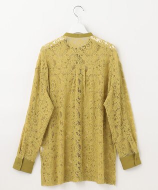 Feroux ヴィンテージレース ブラウス イエロー系