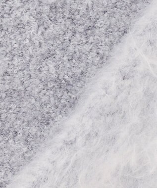 NAVE 【Nave】モヘアシャギーニットトップス ライトグレー系