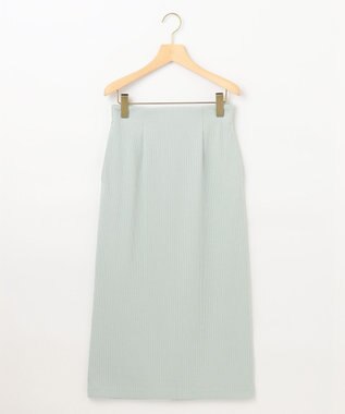 組曲 S 【WEB限定】ストライプジャガード タイトスカート クリームミント系