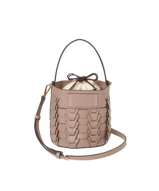 LA BAGAGERIE 【veganview】v piece mesh bucket bag