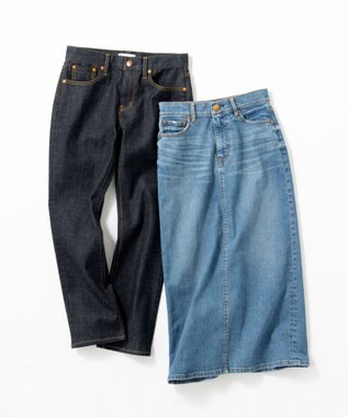 23区 L 【Oggi4月号掲載/洗える】23区DENIM ストレッチ デニムスカート スカイブルー系