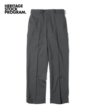 J.PRESS MEN 【J.PRESS ORIGINALS】PEPPIN MERINO TROPICAL PIPED STEM TROUSERS / JAPAN MADE