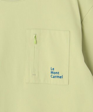 SHARE PARK LADIES 【UVカット・吸水速乾・ストレッチ・軽量 】バックプリントポケットTシャツ（S・Mサイズ） 黄緑系