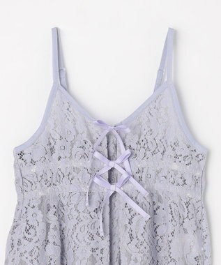 ANY KIDS 【2点セット】Tシャツ×レース キャミソールチュニック ホワイト