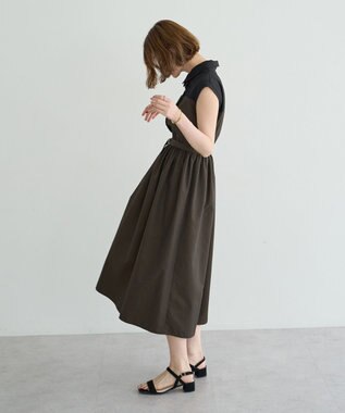 YECCA VECCA ドッキングワンピース Dark Brown
