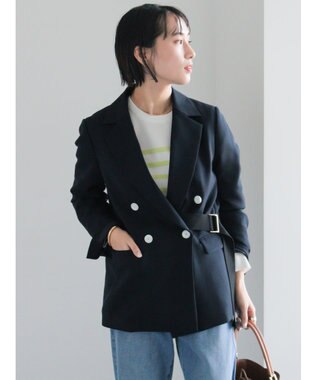 Te chichi デタッチベルトテーラードジャケット《2026 spring catalog item》 ネイビー