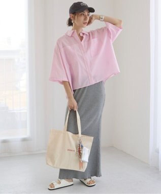 WEGO 【ANGIE VINTAGE】ANGIEロゴトートバック レッドその他