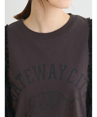 Green Parks ・ＳＵＧＡＲ　ＳＰＯＯＮ　ＴＩＧＥＲｐｔラッフルフレンチＴ Charcoal Gray