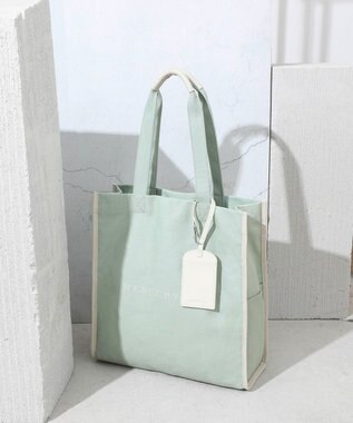 style code 【MERCURYDUO/マーキュリーデュオ】カードケース付　キャンバストートバッグ 推し活バッグ ミント