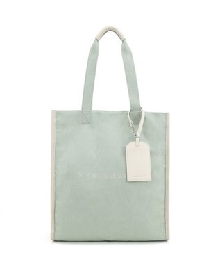 style code 【MERCURYDUO/マーキュリーデュオ】カードケース付　キャンバストートバッグ 推し活バッグ ミント