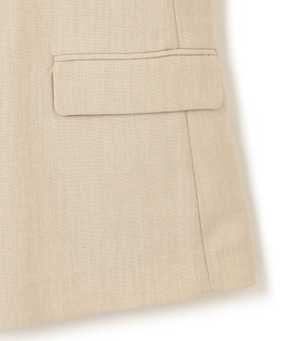 ICB 【接触冷感・速乾・洗える】T.R.Liプレーンウィーブ ジレ フラックス系