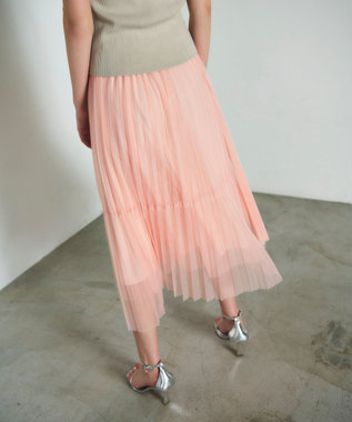 ティアードラップチュールスカート