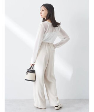 earth music&ecology シアーカットプルオーバー Off White