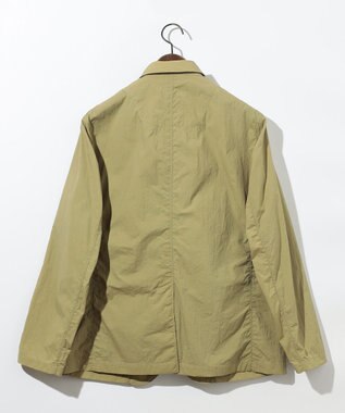 JOSEPH ABBOUD 【キングサイズ・軽量/ストレッチ/撥水】ライトワッシャーストレッチ アクティブレジャージャケット ライトグリーン系