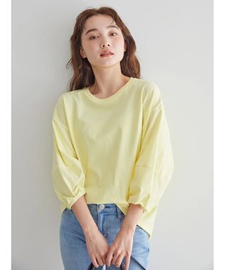 AMERICAN HOLIC 袖ボリューム半袖カットプルオーバー Yellow