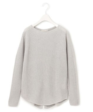 ICB 【WEB限定カラーあり・洗える】ペーパーブレンドシャインニット プルオーバー トープ系