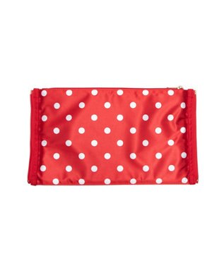 WEGO 【痛バ＆推し活グッズ】ポルカドットレースアップ痛バッグS レッド