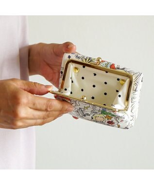 tsumori chisato CARRY ナチュラルラブ 財布 折財布 がま口 ホワイト