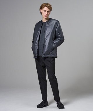 JOSEPH HOMME キャリーマンストレッチ ドロスト付テーパードパンツ   /   TEDDY CONVERTIBLE ブラック系