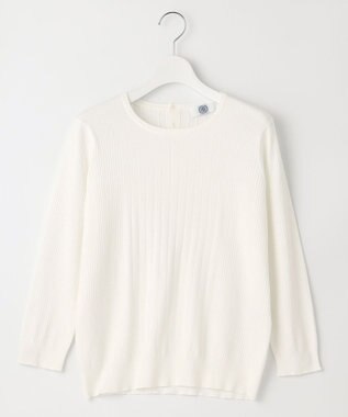 J.PRESS LADIES 【洗える】 PRINCESS クルーネック ニット ホワイト系