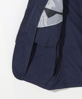 JOSEPH ABBOUD 【キングサイズ・軽量/ストレッチ/撥水】ライトワッシャーストレッチ アクティブレジャージャケット ネイビー系