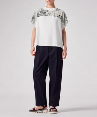Paul Smith Polka Petal コンビネーション 半袖Tシャツ ホワイト