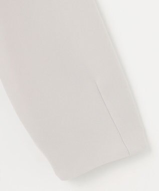 自由区 【セットアップ対応・洗える】トリアセダブルクロス ワンピース ライトグレー系