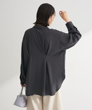 Green Parks ウエストタックシャツチュニック Charcoal Gray