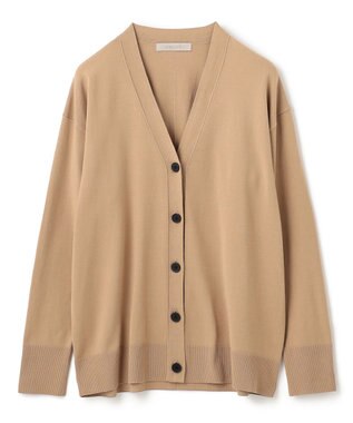 UNFILO 【新色追加】マイビューティニット カーディガン キャメル