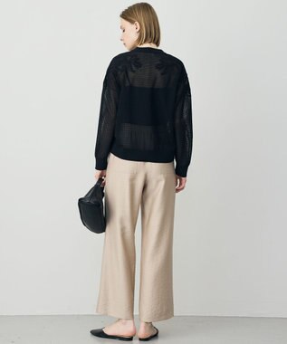 ICB L メッシュレースブルゾン ブラック