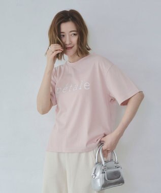 WEGO 【2026春夏新作】接触冷感プリントロゴT ライトピンク