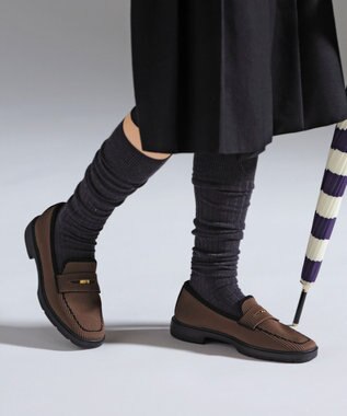 steppi 【VERY掲載 / 撥水 / 洗える】コインローファー ダークブラウン