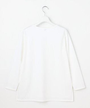 J.PRESS LADIES L レイヤードジャージー Tシャツ カットソー ホワイト系