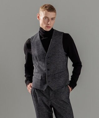 JOSEPH HOMME 【LEON 掲載】ドビージャージー　ジレ ライトグレー系