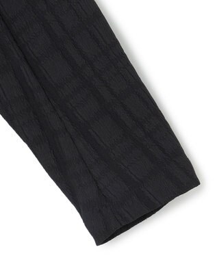 JOSEPH HOMME グレンチェックジャガードストレッチ  フ―ディーブルゾン ブラック系