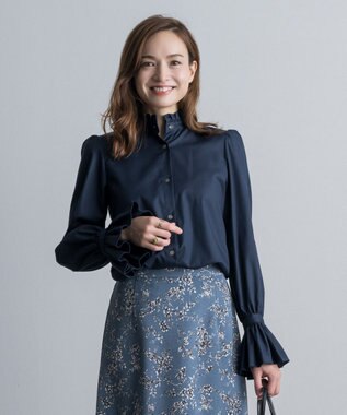 ONWARD Reuse Park 【#Newans】ブラウス秋冬 ネイビー