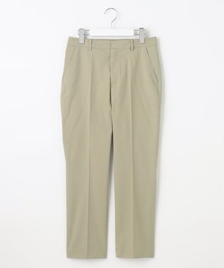 J.PRESS LADIES L 【WEB限定カラーあり・セットアップ対応・洗える・撥水・防汚】コットンFITTYシャーク テーパード パンツ ライトグリーン系