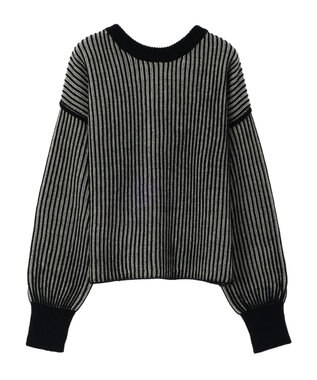 Green Parks ２ｗａｙ前後ニットプルオーバー Black