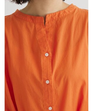 Green Parks スキッパーボリュームブラウスチュニック Orange