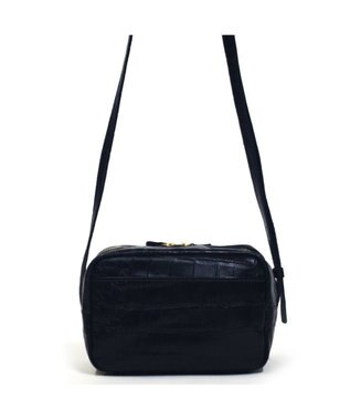 Regalo Felice 【大容量 / 本牛革 / クロコ型押し】ショルダー / REGALO BK(ブラック）