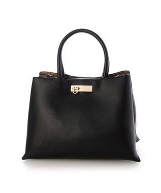 UNBILLION カシュカシュ cachecache / 三層2wayトートバッグ ブラック