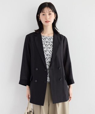 YECCA VECCA シアーテーラードジャケット Ivory