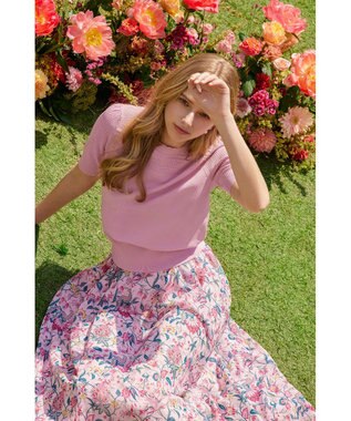 TOCCA 【洗える・消臭】CHARM FIELD スカート ピンク系5